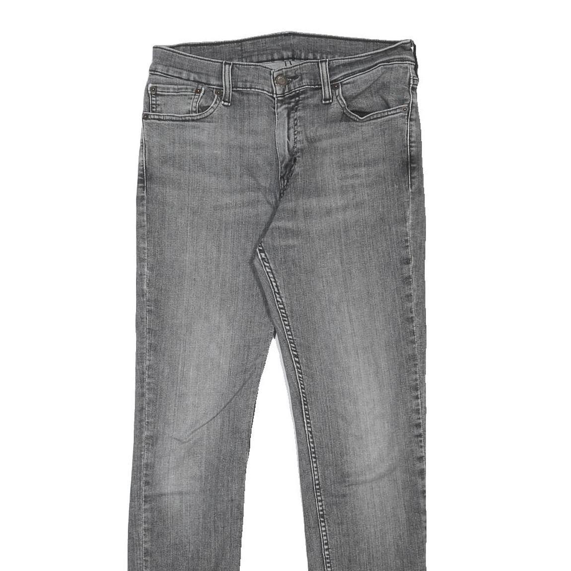 LEVI'S 511 Slim Mens Jeans Grey Denim Slim Skinny Cotton Blend W30 L32 Casual