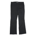 DICKIES Womens Black Slim Straight Cotton Blend Trousers W30 L32 Workwear Zip