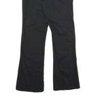 DICKIES Womens Black Slim Straight Cotton Blend Trousers W30 L32 Workwear Zip