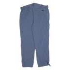 VARANUS Mens Polyester Blend Blue Regular Straight Trousers W38 L30 Zip Closure