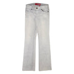GUESS JEANS Womens Jeans Grey Regular Bootcut Stone Wash W27 L33