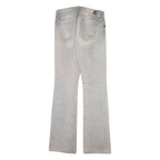 GUESS JEANS Womens Jeans Grey Regular Bootcut Stone Wash W27 L33