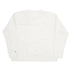CHAMPION Womens Sweatshirt Cream L
