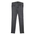 LEVI'S Womens Slim Black Denim Jeans W29 L31 Zip Cotton Blend Stylish Fit