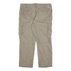 CARHARTT Mens Cotton Beige Relaxed Cargo Trousers W40 L30 Workwear Casual
