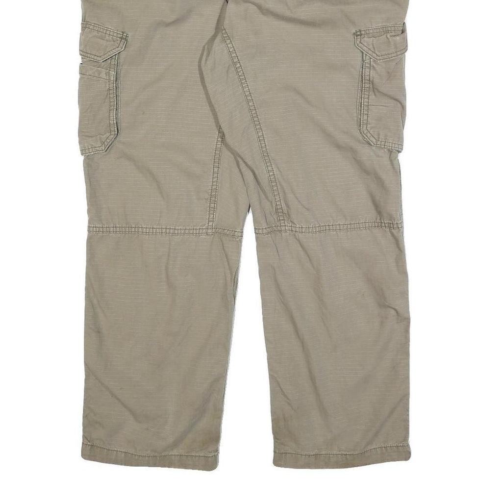 CARHARTT Mens Cotton Beige Relaxed Cargo Trousers W40 L30 Workwear Casual