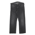LEVI'S 514 Classic Mens Jeans Black Classic Straight Denim Medium W31 L27 Zip