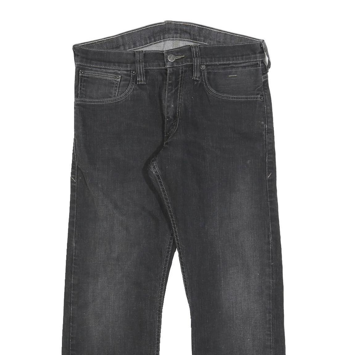 LEVI'S 514 Classic Mens Jeans Black Classic Straight Denim Medium W31 L27 Zip
