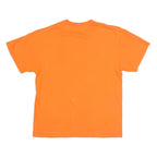 MAJESTIC Mens Orange National League Champions Graphic T-Shirt L Short Sleeve