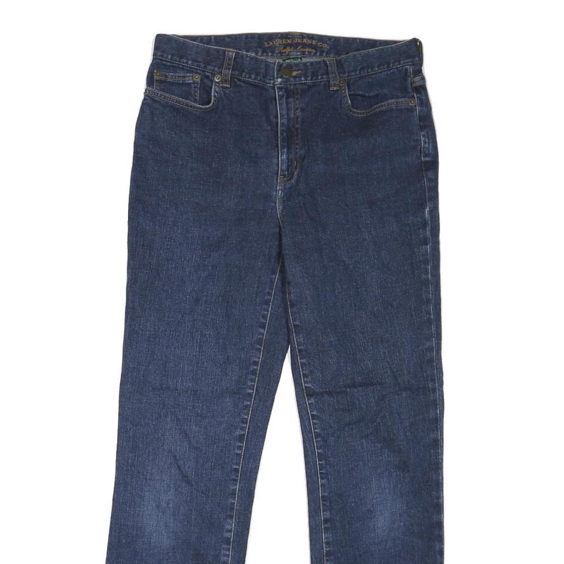 LAUREN RALPH LAUREN Womens Jeans Blue Regular Straight Denim W30 L29 Classic Fit
