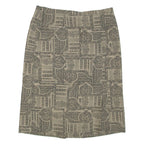RIO Womens Straight Skirt Brown Knee Length L