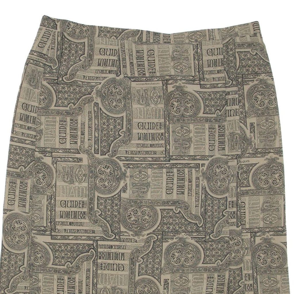 RIO Womens Straight Skirt Brown Knee Length L