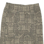 RIO Womens Straight Skirt Brown Knee Length L