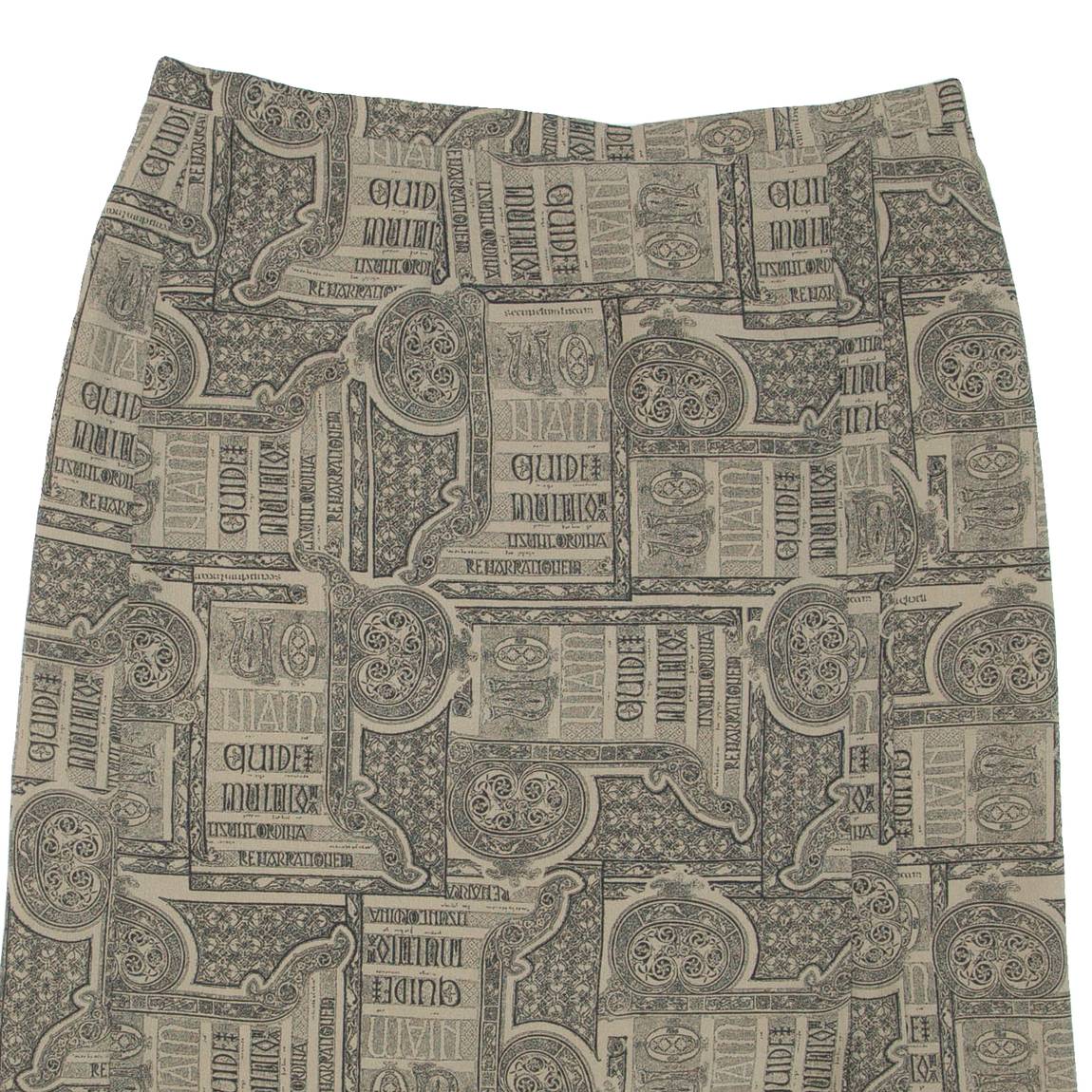 RIO Womens Straight Skirt Brown Knee Length L