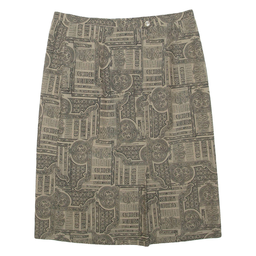 RIO Womens Straight Skirt Brown Knee Length L