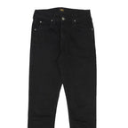 LEE Mens Slim Black Jeans Cotton Blend Zip W29 L32 Classic Fit Pocketed