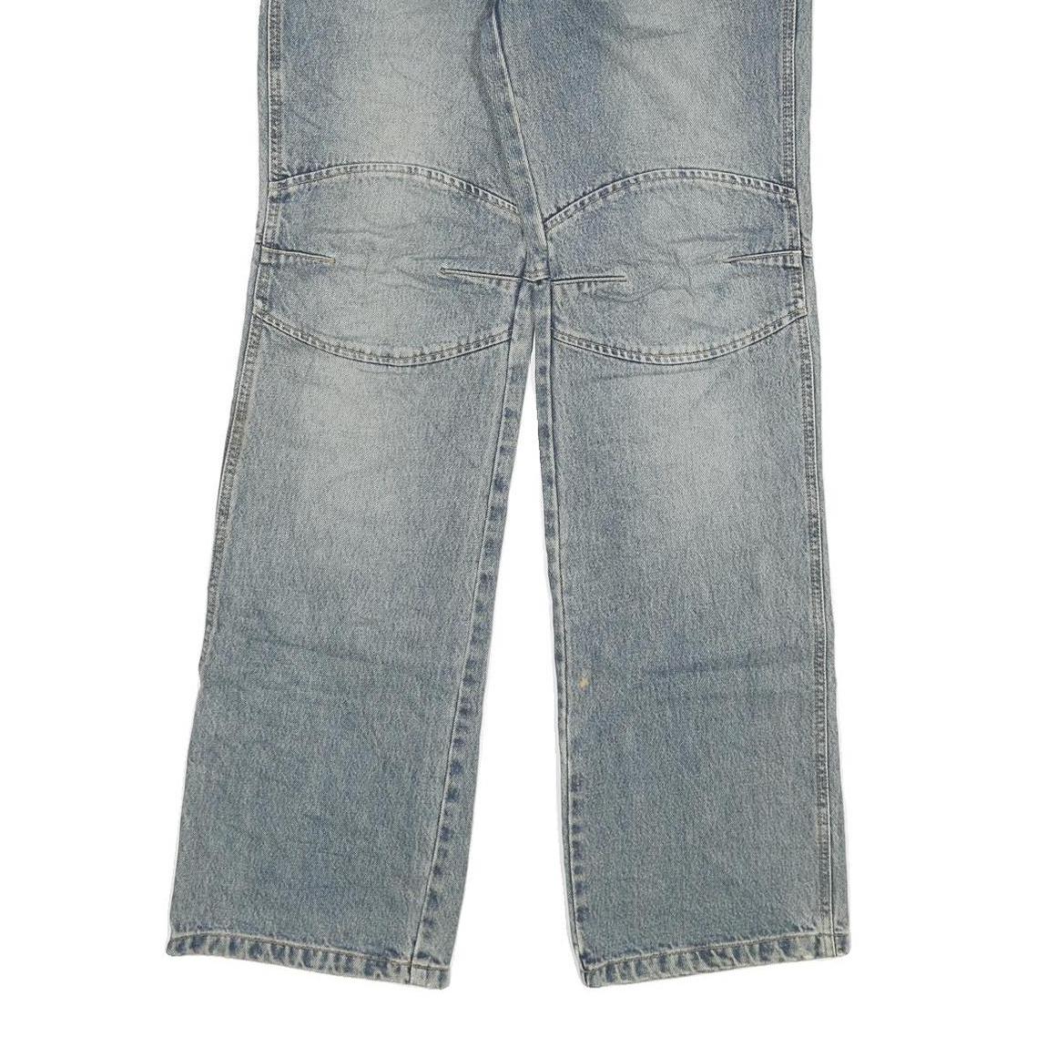 Womens Blue Regular Fit Straight Leg Denim Jeans W26 L32 Classic Zip Cotton