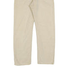LEVI'S Mens Cotton Blend Beige Regular Fit Straight Leg Trousers W30 L27 Casual