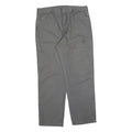 DICKIES Mens Cotton Blend Grey Relaxed Straight Trousers W38 L32 Workwear
