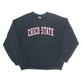 MV SPORT Chico State Mens Sweatshirt Black USA XL