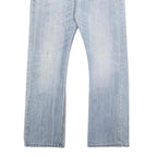 LEE Mens Jeans Blue Regular Straight Denim Light W32 L31 Classic Fit Zip Closure