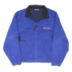 NAUTICA Mens Blue Zip Jacket XL Polyester Blend Classic Casual Outdoor Wear