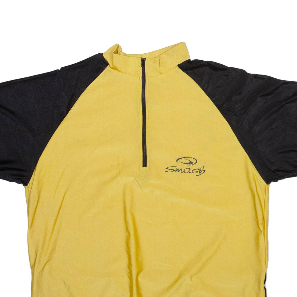 SMASH Mens Jersey Gold 1/4 Zip M