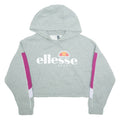 ELLESSE Cropped Womens Grey Hoodie S