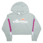 ELLESSE Cropped Womens Grey Hoodie S
