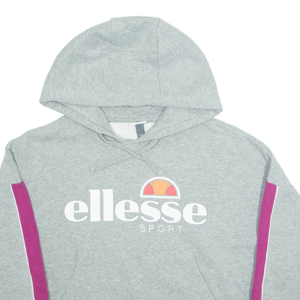 ELLESSE Cropped Womens Grey Hoodie S