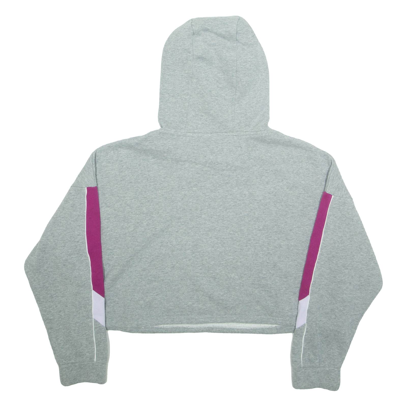 ELLESSE Cropped Womens Grey Hoodie S