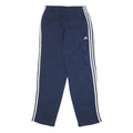 ADIDAS Mens Joggers Navy Blue & White Slim Tapered S W27 L30 Track Pants