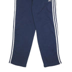ADIDAS Mens Joggers Navy Blue & White Slim Tapered S W27 L30 Track Pants