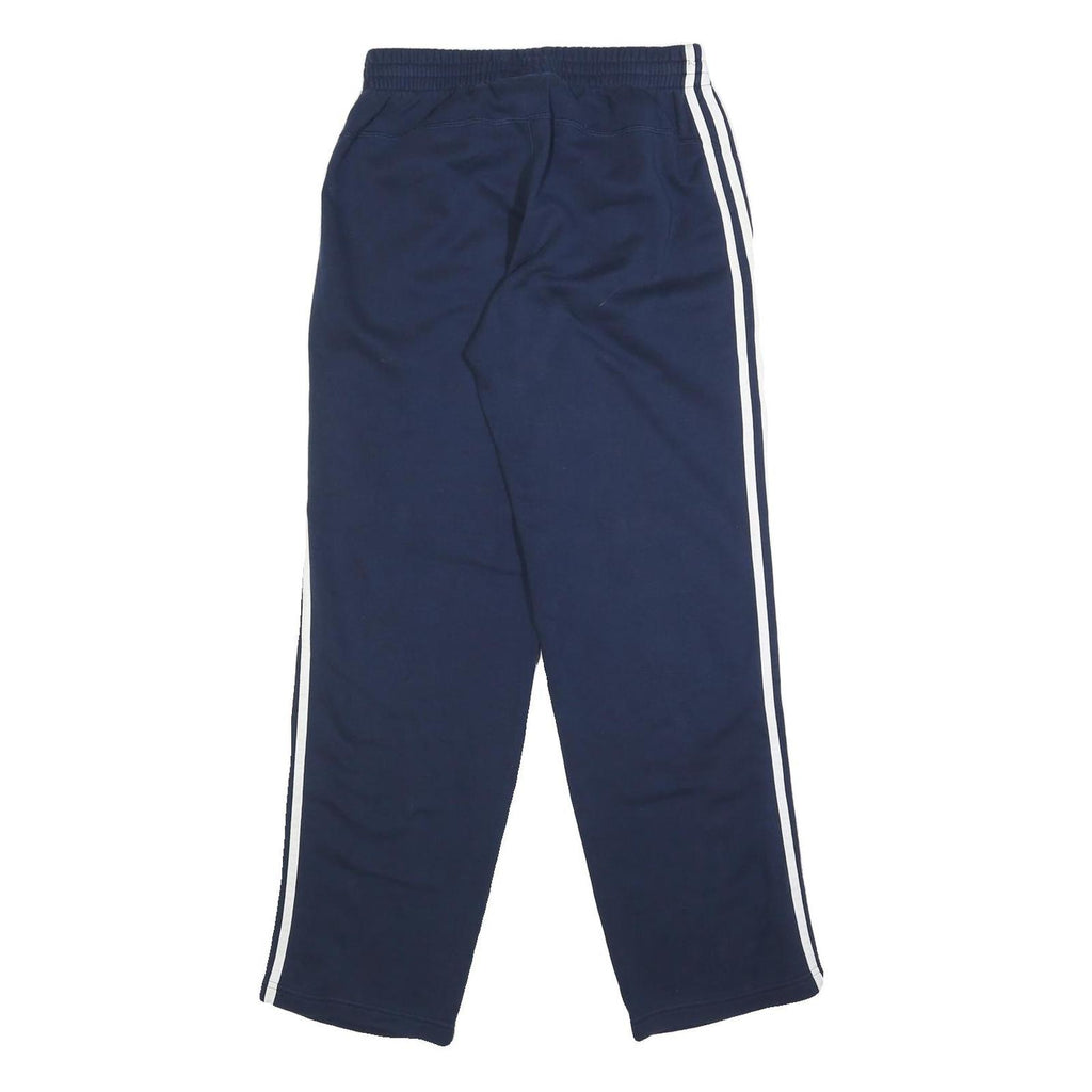 ADIDAS Mens Joggers Navy Blue & White Slim Tapered S W27 L30 Track Pants