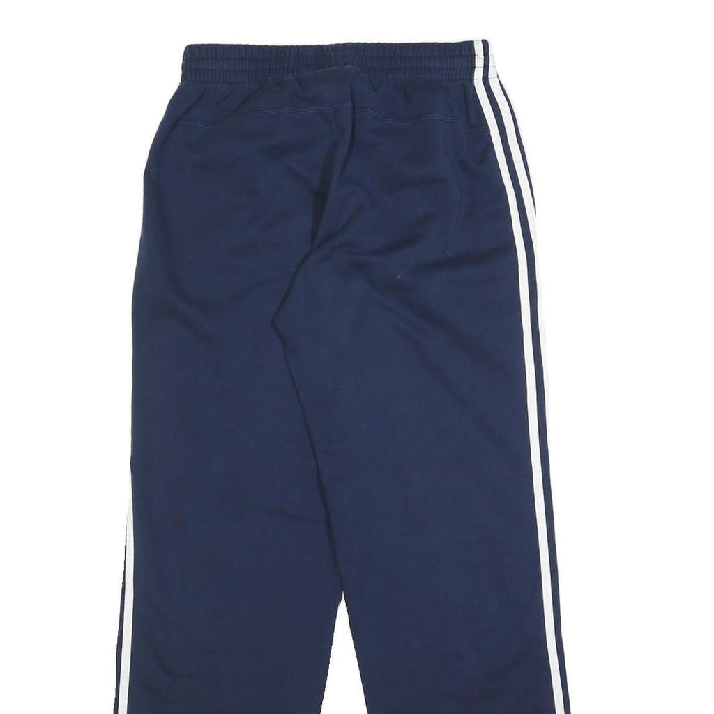 ADIDAS Mens Joggers Navy Blue & White Slim Tapered S W27 L30 Track Pants