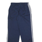 ADIDAS Mens Joggers Navy Blue & White Slim Tapered S W27 L30 Track Pants