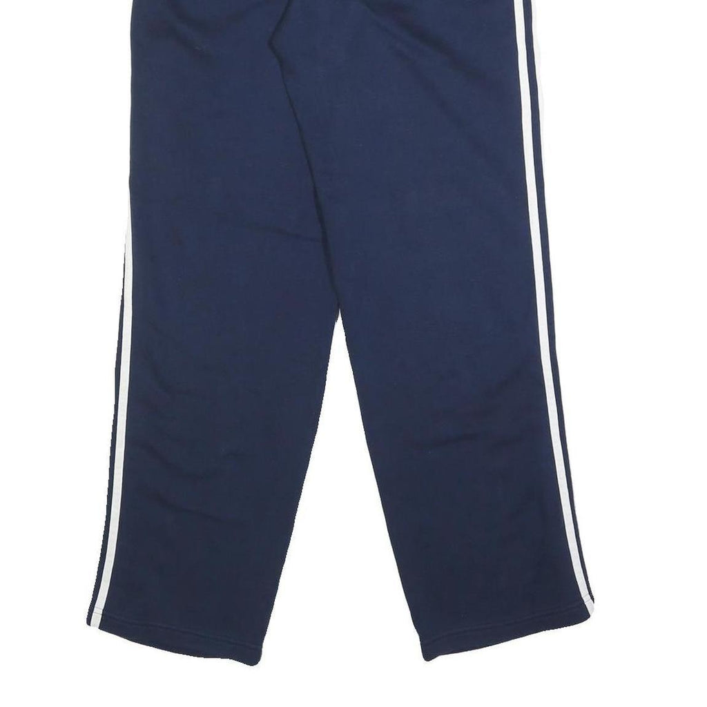 ADIDAS Mens Joggers Navy Blue & White Slim Tapered S W27 L30 Track Pants