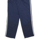 ADIDAS Mens Joggers Navy Blue & White Slim Tapered S W27 L30 Track Pants