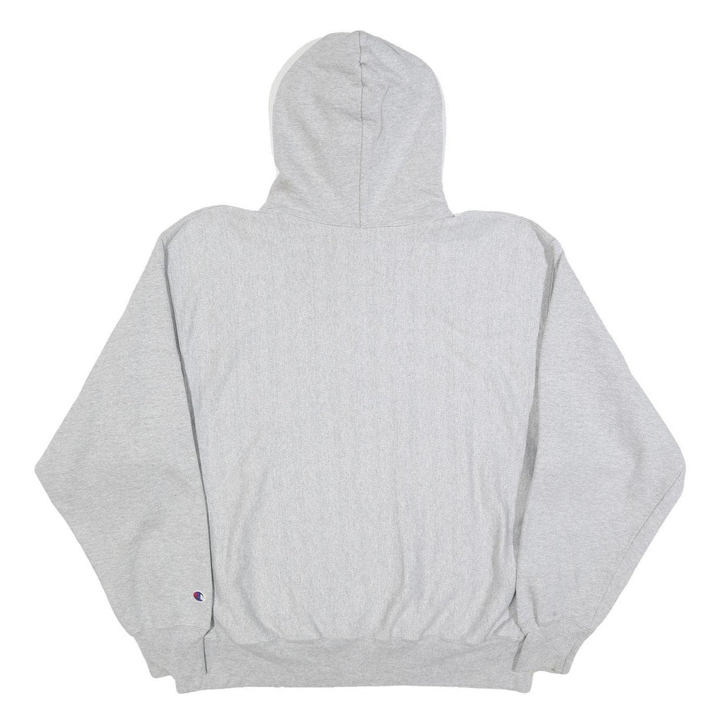 CHAMPION REVERSE WEAVE Mens Grey UC Davis Baseball Pullover Hoodie L Cotton