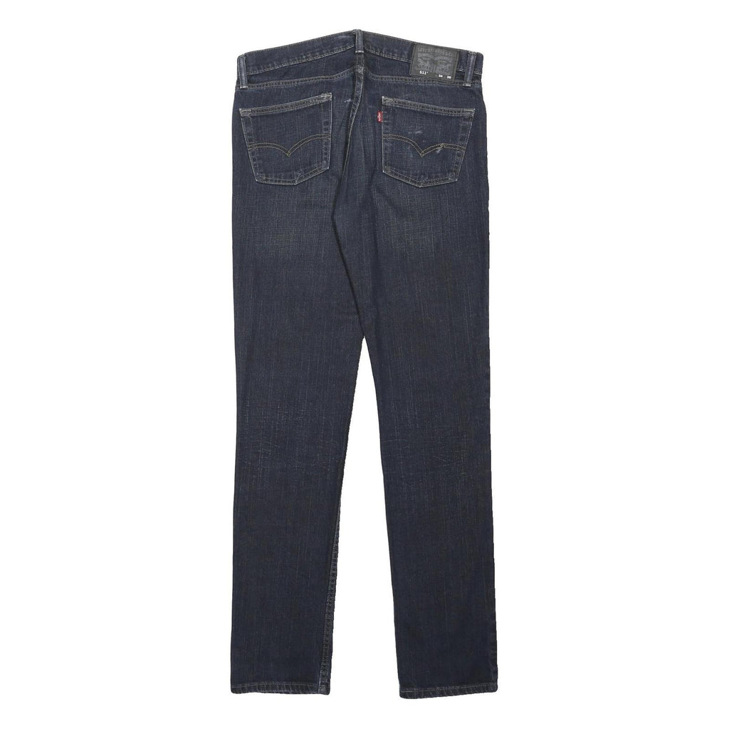 LEVI'S 511 Slim Mens Jeans Blue Slim Skinny Denim Medium W34 L36 Zip