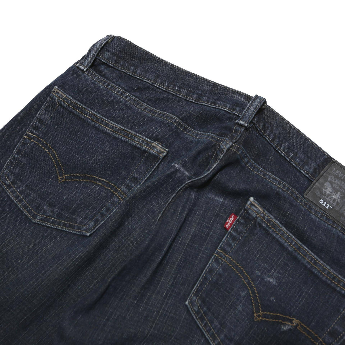 LEVI'S 511 Slim Mens Jeans Blue Slim Skinny Denim Medium W34 L36 Zip