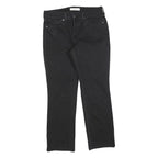 LEVI'S 505 Womens Jeans Black Regular Straight Denim W30 L28 Classic Fit