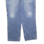 DICKIES Mens Regular Fit Blue Denim Jeans W40 L30 Zip Closure Comfort Workwear