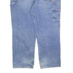 DICKIES Mens Regular Fit Blue Denim Jeans W40 L30 Zip Closure Comfort Workwear