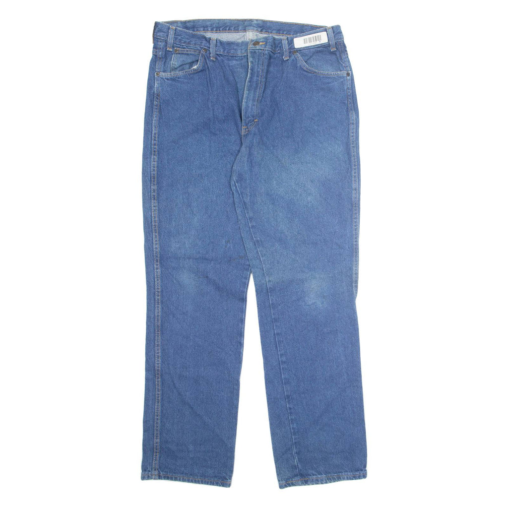 DICKIES Mens Jeans Blue Loose Straight W40 L34