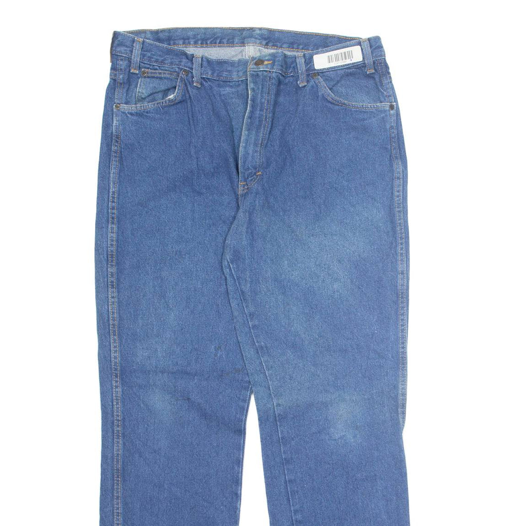 DICKIES Mens Jeans Blue Loose Straight W40 L34
