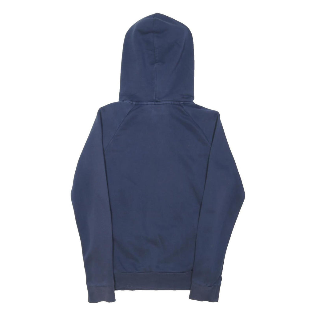 ADIDAS Womens Navy Blue Hoodie XS Cotton Blend Casual Sweatshirt