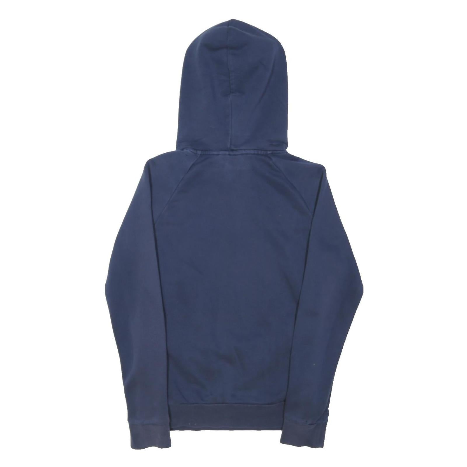 ADIDAS Womens Navy Blue Hoodie XS Cotton Blend Casual Sweatshirt