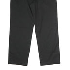 DICKIES Mens Cotton Black Regular Straight Trousers W30 L33 Workwear Zip Closure