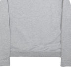 NIKE Womens Grey Sweatshirt Crew Neck S Cotton Blend Pullover Athletic